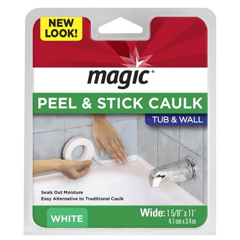 Magic peel and sticm caulk